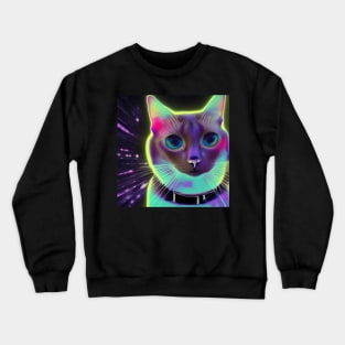 Cosmic Cat Crewneck Sweatshirt